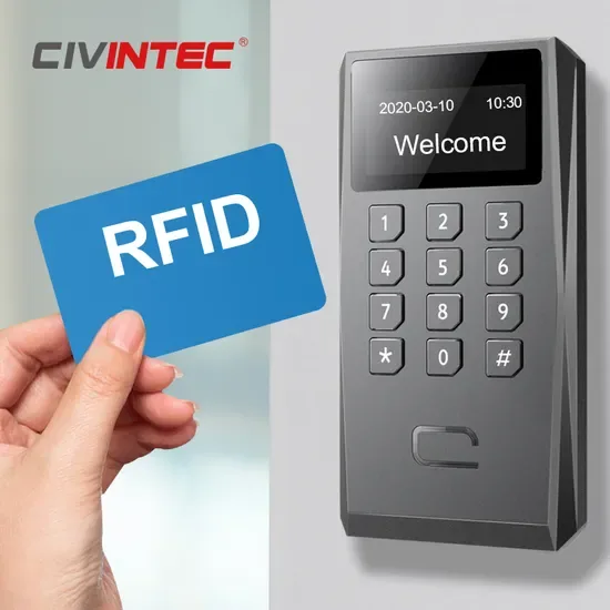 CK5 RS485 Автономный считыватель карт контроля доступа с клавиатурой RFID, OSDP и Wiegand, BLE, NFC и мобильным ID, со светодиодным индикатором IP65