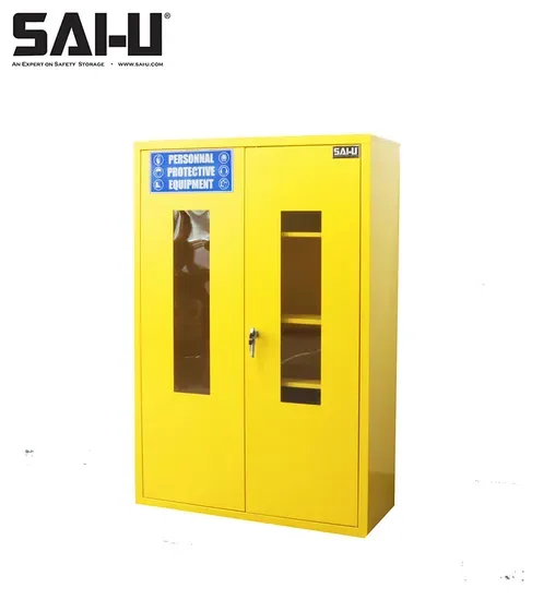 Sc00PPE Заводской индивидуальный шкаф Sai-U PPE для хранения легковоспламеняющихся химических веществ, огнеупорный, для экстренных ситуаций
