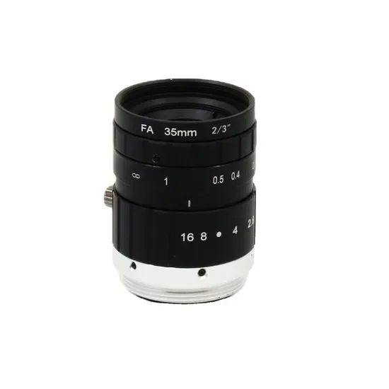 10MP 35mm 2/3" F2.8-16 Объектив фиксированного фокуса C Mount для машинного зрения