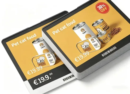 7.5'' Трехцветный экран S Tyep E-Ink Продукт Цена Дисплей Электронные Ценники на Полках