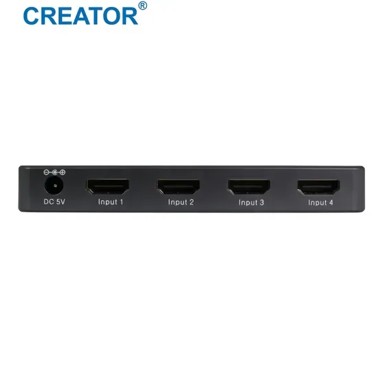 4X1 HDMI 18gbps коммутатор поддерживает 10-Bit HDR для конференций и домашнего использования