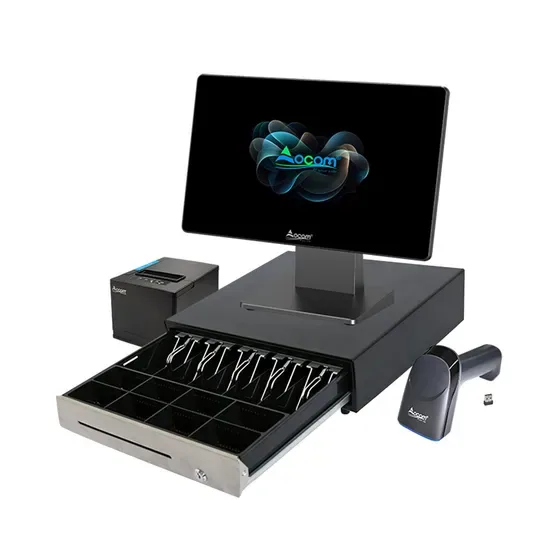 POS-1566 Ультратонкий 15.6inch Сенсорный Кассовый Аппарат POS Система
