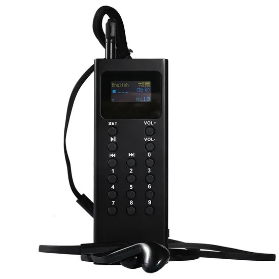 Система аудиогидов для музейного туризма в живописных местах MP3 Плеер 16GB Вместимость