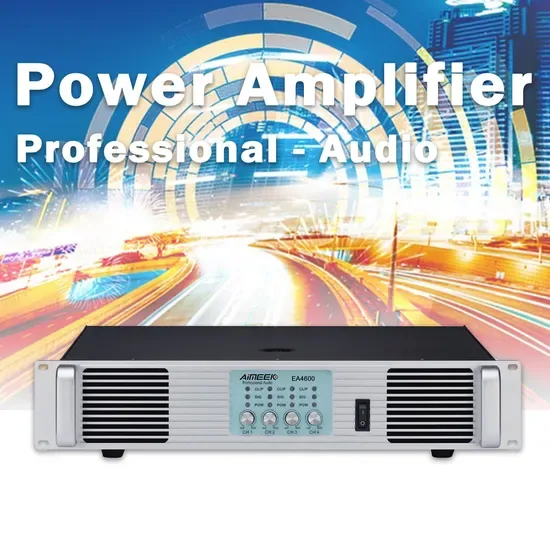 4*2500W 4CH Профессиональный усилитель мощности AMPS высокого качества для бара / клуба
