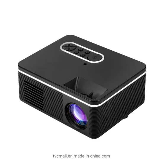 S361/H90 портативный проектор 1080P Mini светодиодный проектор для домашнего Универсальная совместимость для поездок/Кемпинг/спальне - Черный/разъем