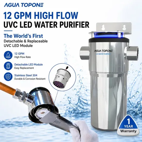 УФС LED Стерилизатор Воды 12 Гпм Системы Очистки Воды УФ