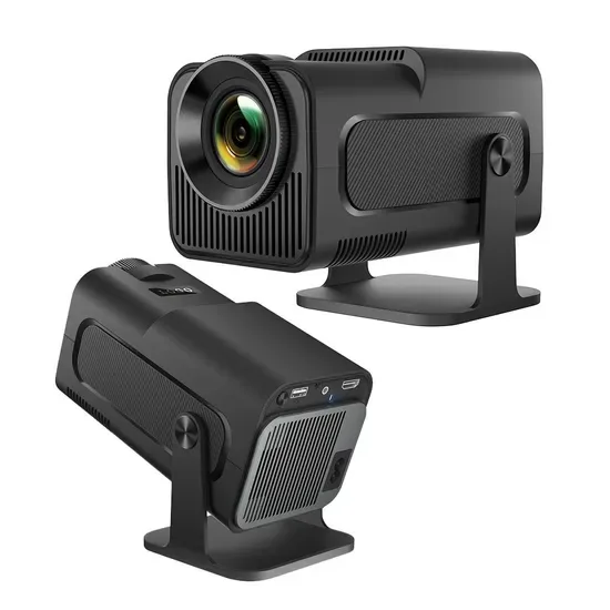 Мини портативный поворотный смарт проектор поддержка HD 1080P домашний кинотеатр Bluetooth проектор