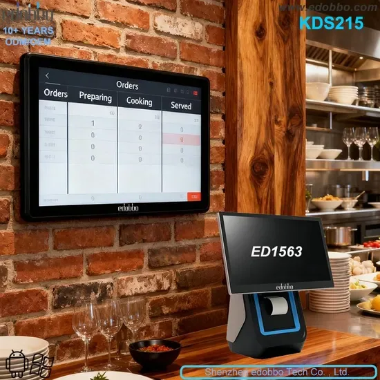 Современный терминал POS для Android 18.5/21.5 дюймовый сенсорный монитор KDS стильная алюминиевая система дисплея для кухни