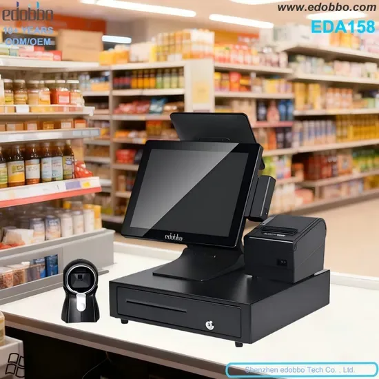 Сенсорный экран Windows POS терминала 15-Inch Система POS Розничная точка продаж для ресторана