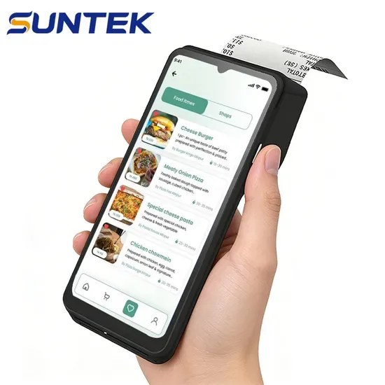 Универсальный нефинансовый терминал бесконтактной оплаты POS Suntek Sm1 NFC кардридер мобильный POS-терминал для оформления заказов в магазине