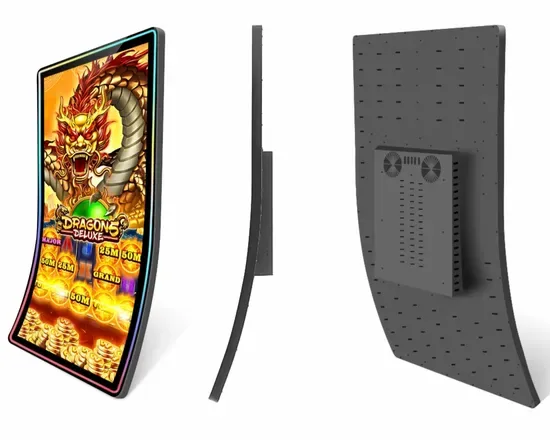 Высококачественный заводской заказной 2K 4K плоский вертикальный изогнутый игровой монитор с сенсорным ЖК-дисплеем, опция светодиодного гало