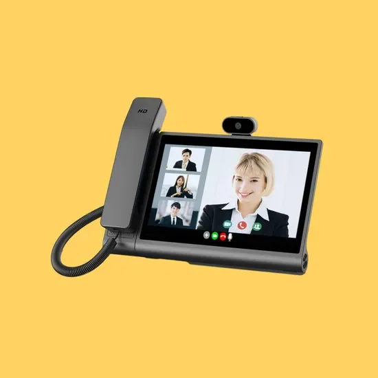 Премиум Андроид 12 VoIP конференц-телефон для деловых встреч