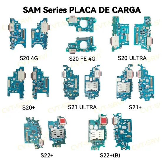 Гибкий кабель порта зарядки для S20 4G S20 Fe 4G S20 Ultra S20+ S21 Ultra S21+ S22+ S22+ (B), запчасти для ремонта мобильных телефонов