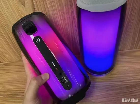 360-Degree Портативная Bluetooth колонка с динамическим освещением Музыкальный пульс 5