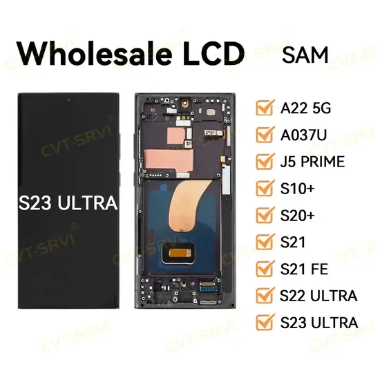 Запчасти для мобильного телефона ЖК-экран для Samsung Z Flip 3 Z Flip 4 A12 A10 A02s