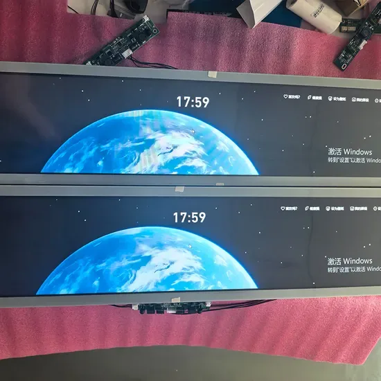Бое 28 Дюйм DV280fbm-Nb1 IPS TFT ЖК-дисплей 1920X360 LVDS высокой яркости 700nits растянутый барный дисплей с платой управления