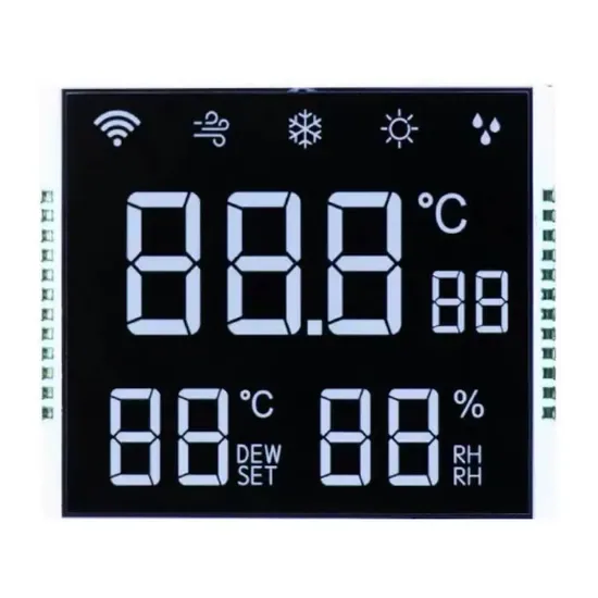 Кастомизированная маленькая панель LCD Tn, Htn, Stn, FSTN, Va Cog, COB монохромная с подсветкой для подключения по штырьковому разъему, FPC дисплей