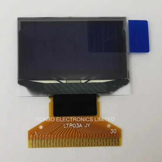 0.96inch 128X64 Модуль дисплея OLED LCD для портативных устройств и КПК с интерфейсом Spi и MCU 8bit