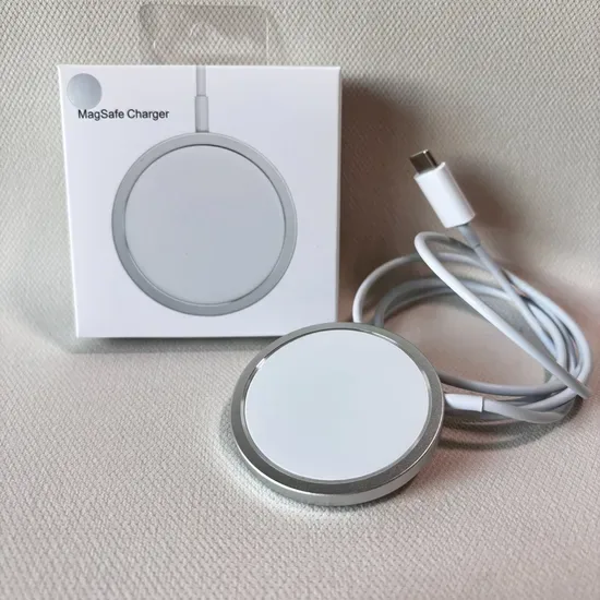 Top1 Последний беспроводной зарядный устройство MagSafe, 15W USB-C интеллектуальный магнитный индукционный мобильный аккумулятор, подходит для телефона 14 15,Safe, with Оригинальный логотип