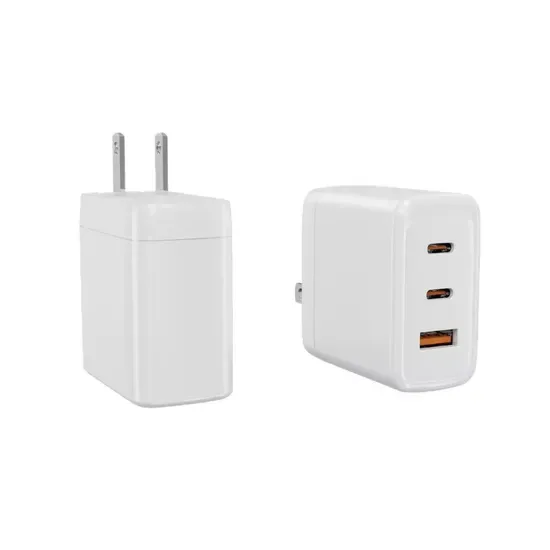 65W Сетевое зарядное устройство для телефона с быстрой зарядкой и сертификацией FCC