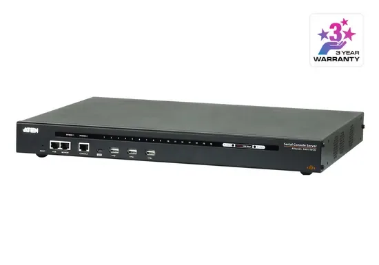 Атен Sn0116co-Axa-Z 16-Port Сервер последовательной консоли с двойным питанием/ЛАН Sn0116co-Axa-G