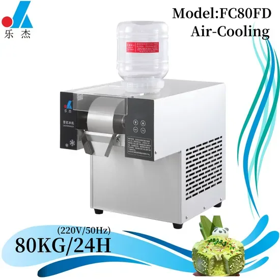 80kg/24h Машина для быстрого производства снега и льда для бингсу с FC80fd-360W-220V/50Hz Наличие CE FCC