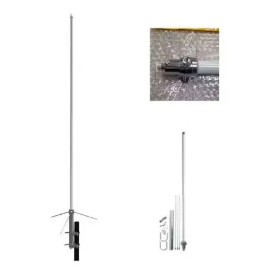 144/430/1200MHz Наружная всенаправленная базовая антенна VHF/UHF из стекловолокна