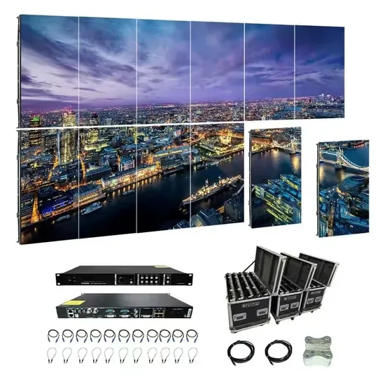 9,84 × 6,56 фута P3.91 Полный комплект уличного HD LED-экрана для заднего фона сцены на вечеринке