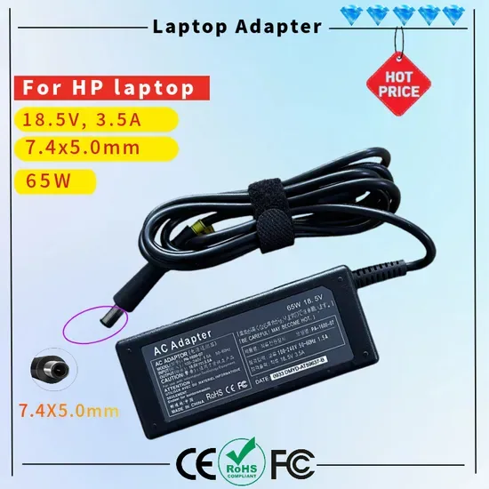 65W 18.5V 3.5A 7.4X5.0mm Зарядное устройство HP для HP Pavilion G4 Адаптеры для ноутбуков