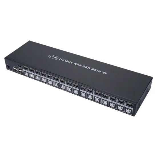 16 Порт USB2.0 Kvm переключатель с 4kx2K и 1080P поддержкой