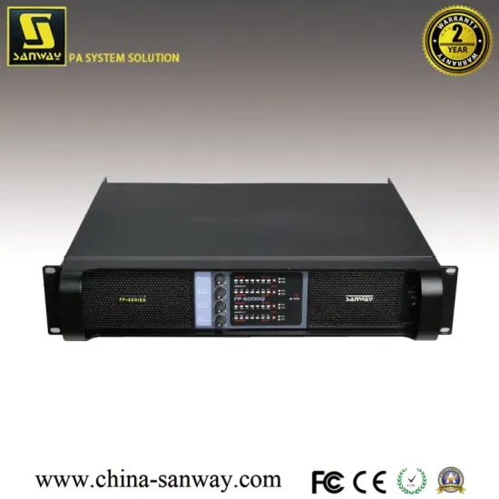 4 Усилители мощности канала (Sanway FP6000Q)