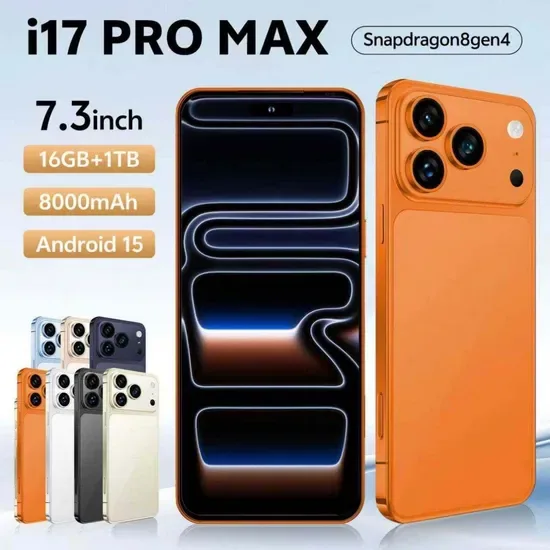 17promax Смартфон 16GB+1tb 4G 5g Двойная SIM Поддержка Дека Ядро Английский