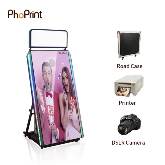 Фотобудка с зеркалом Phoprint оптом с камерой и принтером для свадьбы