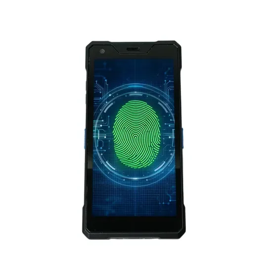 5.5-Inch Промышленный защищённый телефон на базе Android 12 со сканером отпечатка пальца, трёхсторонне защищённая конструкция для сбора данных