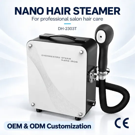 Профессиональный пароварка Nano с насадкой для волос Salon DH-2303t
