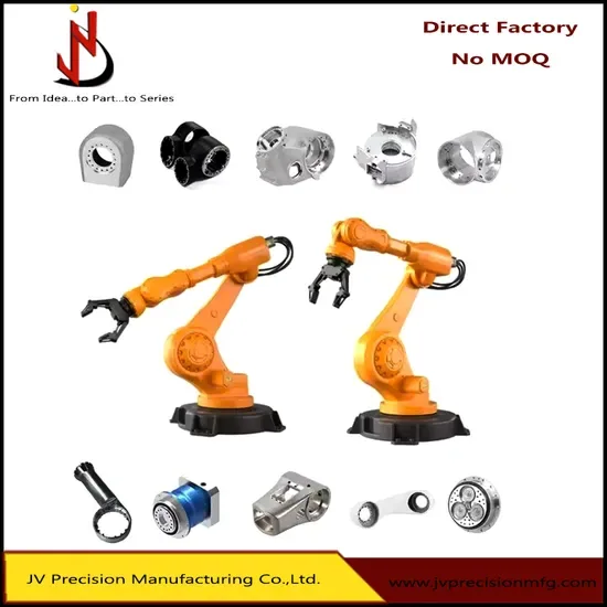 Высокоточная ЧПУ обработка компонентов robotic arm, редуктор RV, детали для промышленных роботов