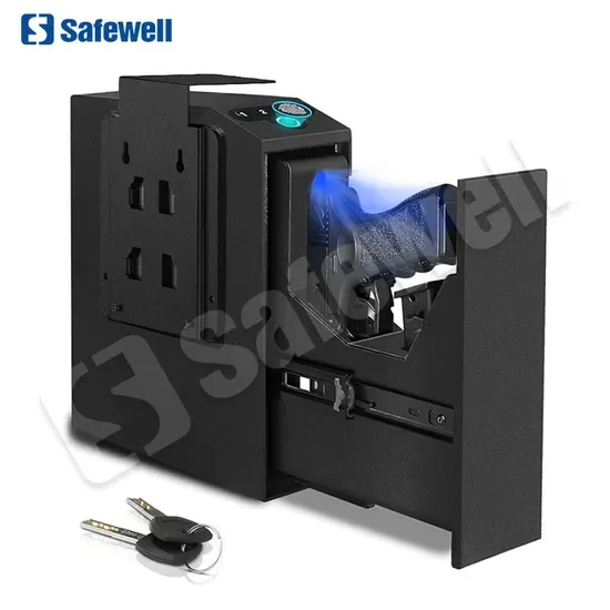 Сейфы для хранения оружия Safewell с сертификатом противоугонной защиты, скрытые, с отпечатком пальца, для дома, тумбочки