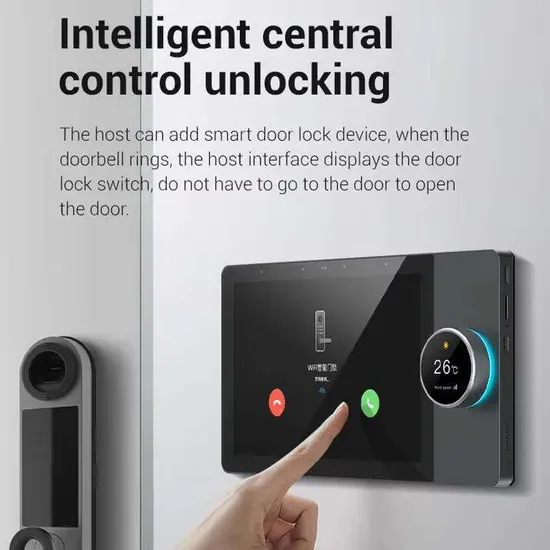 WiFi Многофункциональный Музыкальный Хост Tuya Умная Домашняя Система 6-Inch Центральный Управляющий Экран Zigbee Шлюз Умный Выключатель