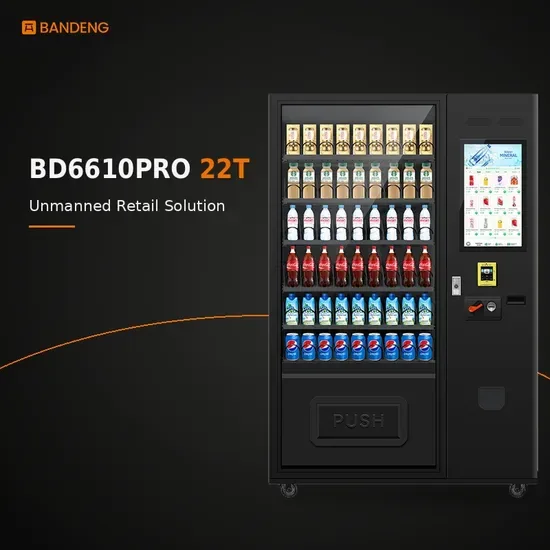 Банденг Bd6610PRO-22t Коммерческий закусочный напиток комбо автомат
