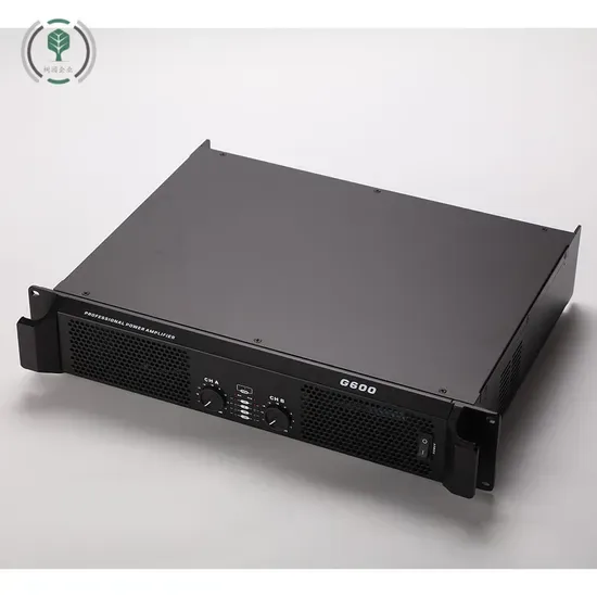 2-Channel 600W Высоковольтный профессиональный усилитель мощности для сценических выступлений