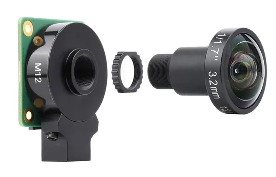 M12 Ws1603212 Объектив 12MP Камера с 160° Широким углом обзора