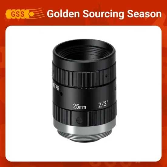Крепление C 2/3inch 25mm 5MP Объектив Fa Низкие искажения