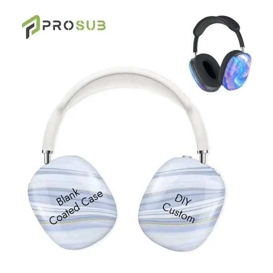 Чехлы для Airpods Pro Max с покрытием, индивидуальная настройка, глянцевые и матовые