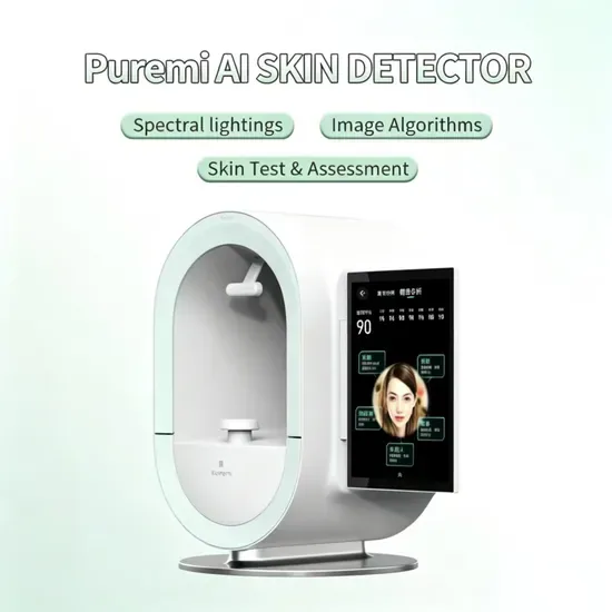Уход за лицом Puremi Al Rbx 3D Аналитика кожи лица с помощью ИИ 12 Сенсорный экран Spectrums