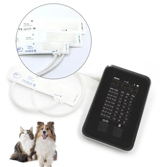 Монитор артериального давления для кошек и собак Berry Bmn35 с аккумулятором, Bluetooth и приложением