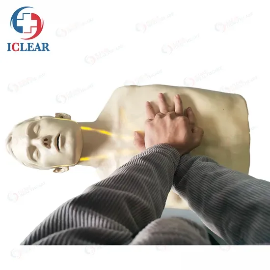 Расширенное обучение CPR и AED с манекеном для тренировки с визуализацией кровотока