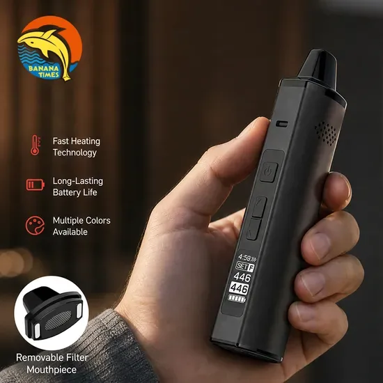 Оптовый испаритель сухих трав 3000mAh Зарядка Type-C Умная защита безопасности Карманный размер испарителя трав