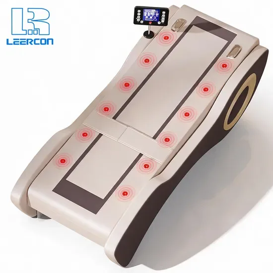 Люксовая современная массажная кровать Leercon с 12 зонами вибрации и электрическим управлением