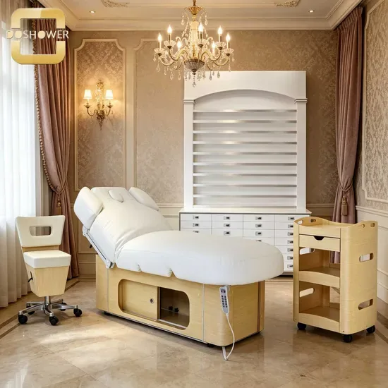 Современная массажная SPA-кровать из массива дерева с подогревом, стол для лечебного массажа, электрическая косметологическая кровать с подъёмным механизмом и отверстием для лица для салона красоты