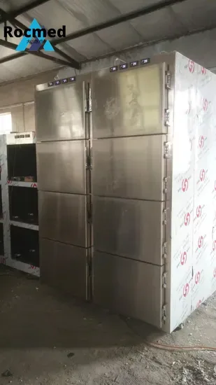 Оборудование больницы для хранения тел в морге из нержавеющей стали 8 двери камеры труп мертвое тело корпус холодная комната морг холодильник